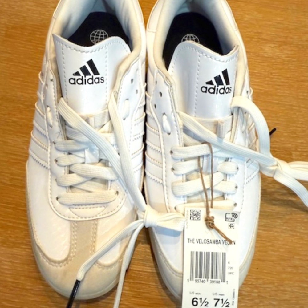 The Velosamba Vegan Cycling Shoe Adidas. Men's size 6 1/2, Women's 7 1/2